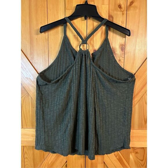 Maurices Dark Green Tank Top Ribbed Size XXL nwt (0828) - Picture 3 of 5